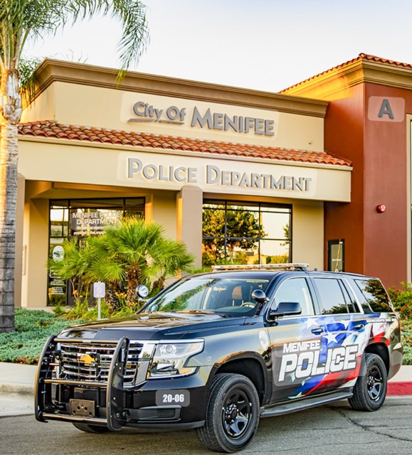 Menifee PD. Menifee Pursuit