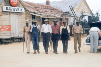 July 25. Group of Tuskegee Experiment test subjects Credit: CDC
