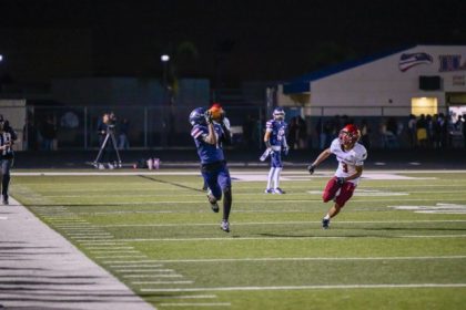 Kalen Stephens (1) Pulls in a deep pass and takes it 86 yards to the house. Featured Photos 09-26-2025
