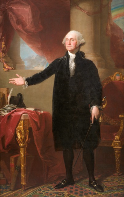 September 19. A 1796 portrait of George Washington by Gilbert Stuart