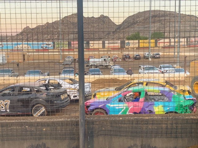 Demolition derby shows took place all four days at the Perris Auto Speedway