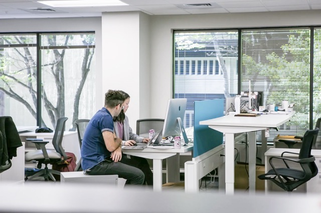 Journalism Funding. CalMatters reporters at the office in Sacramento on Oct. 4, 2022. Credit: Photo by Rahul Lal, CalMatters