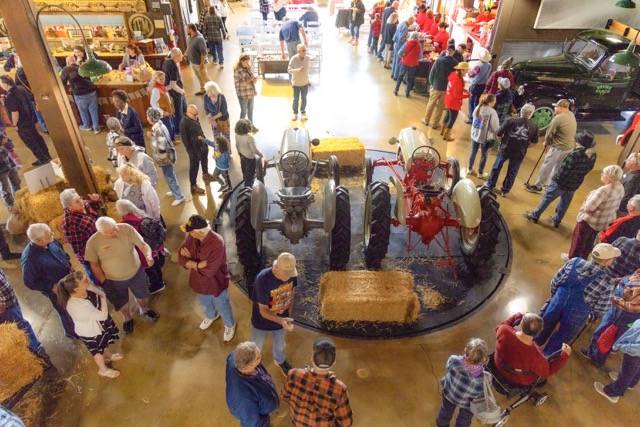 “We went with an agricultural theme this year,” Anne Motte said, “That's why there's old tractors everywhere.” John and Anne Motte reached out to families and museums to borrow old tractors for the day to showcase Perris’s agrarian roots.