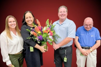Superintendent Dr. Jennifer Root with the MUSD Board of Education