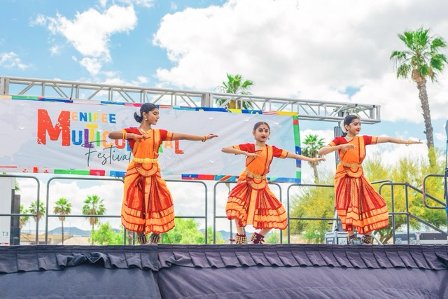 Dancers from Naad Dance Studio perform at the Menifee Multicultural Festival on Saturday, April 11, 2026.
Credit: Lisa Zambrano

