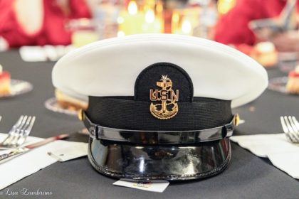 Guests were encouraged to come in formal attire, and veterans in their uniforms and dress blues. Credit: Photo by Lisa Zambrano