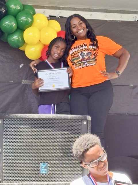  Williams (pictured at right) is a 1995 graduate of Perris High School and said she is honored to give back to the community. Williams said she loves seeing the community come together to celebrate Black culture. “It was really on my heart to honor athletes,” Williams said. A former high school athlete, Williams said her children also participated in sports.  

Credit: Photo by Mia Rotell.