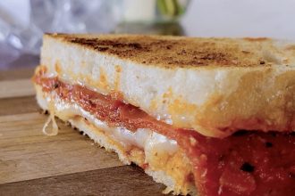 Pepperoni Pizza Grilled Cheese