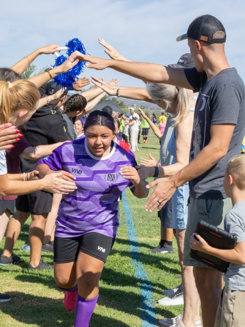 The parent tunnel is a beloved tradition for the players.