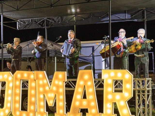 Featured Photos 09-25-2026. Led by Alex Diaz, Mariachi Fiesta Internacional, fills Maren O’Brien Park with classic sounds like Sabor a Mi.