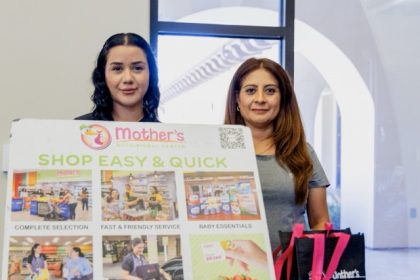 Sylvia Iniguez, left, and Maria Vasquez represented Mother’s Nutritional Health at the Women’s Health and Safety Resource Fair Saturday, September 12 at the Mead Valley Community Center.  Credit: Lisa Zambrano
