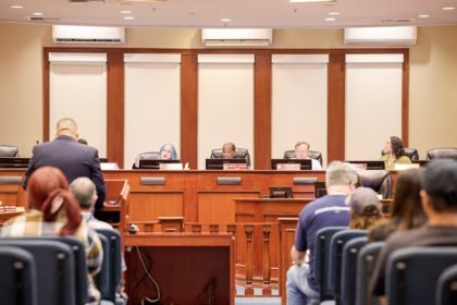 The Perris Zoning commission met Wednesday, September 16 to discuss a citywide ban on Data Centers. Photo by Marcus Walker Credit: Photo by Marcus Walker